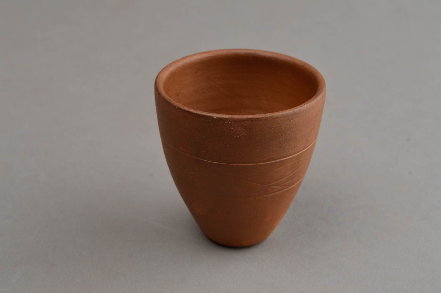 Vaso de barro hecho a mano regalo original para amigos decoración de cocina foto 3