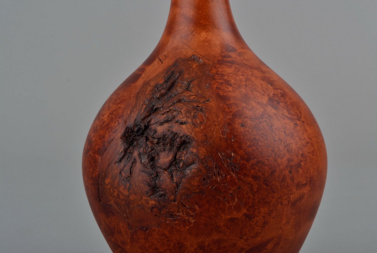 Vase décoratif en bois photo 2