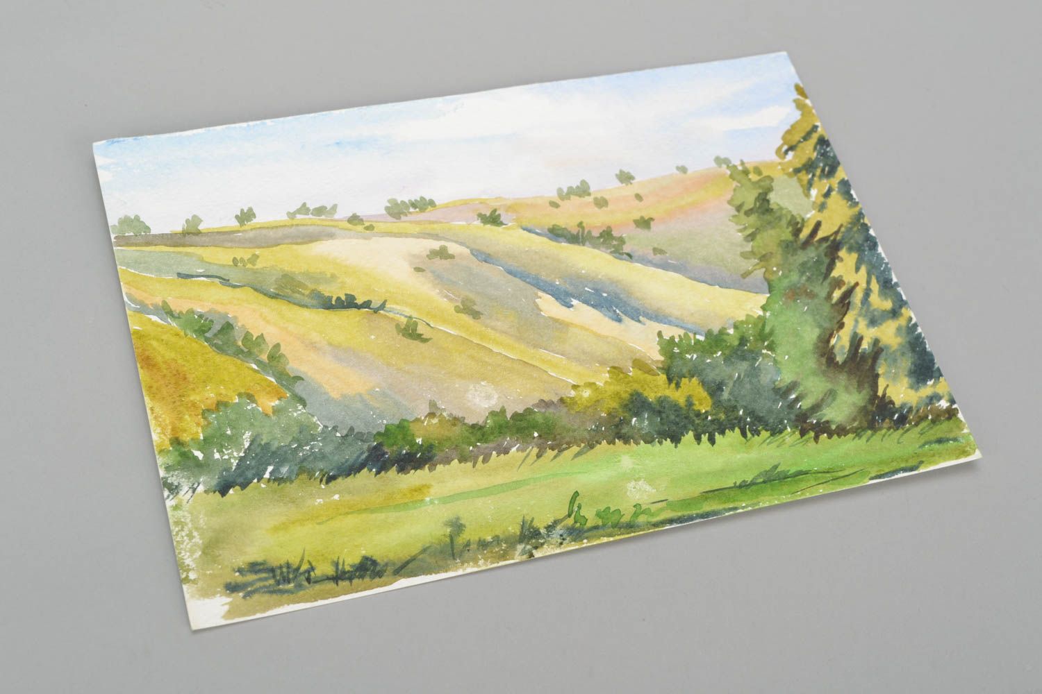 Watercolor landscape photo 3