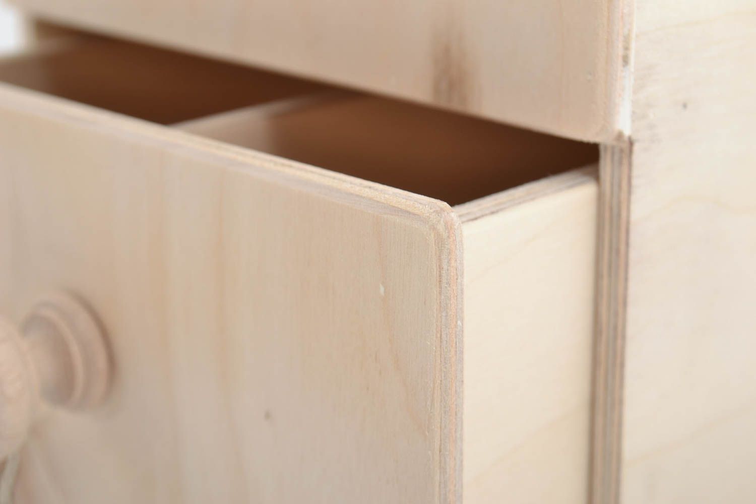 Beautiful handmade wooden blank box DIY wooden craft art supplies gift ideas photo 5