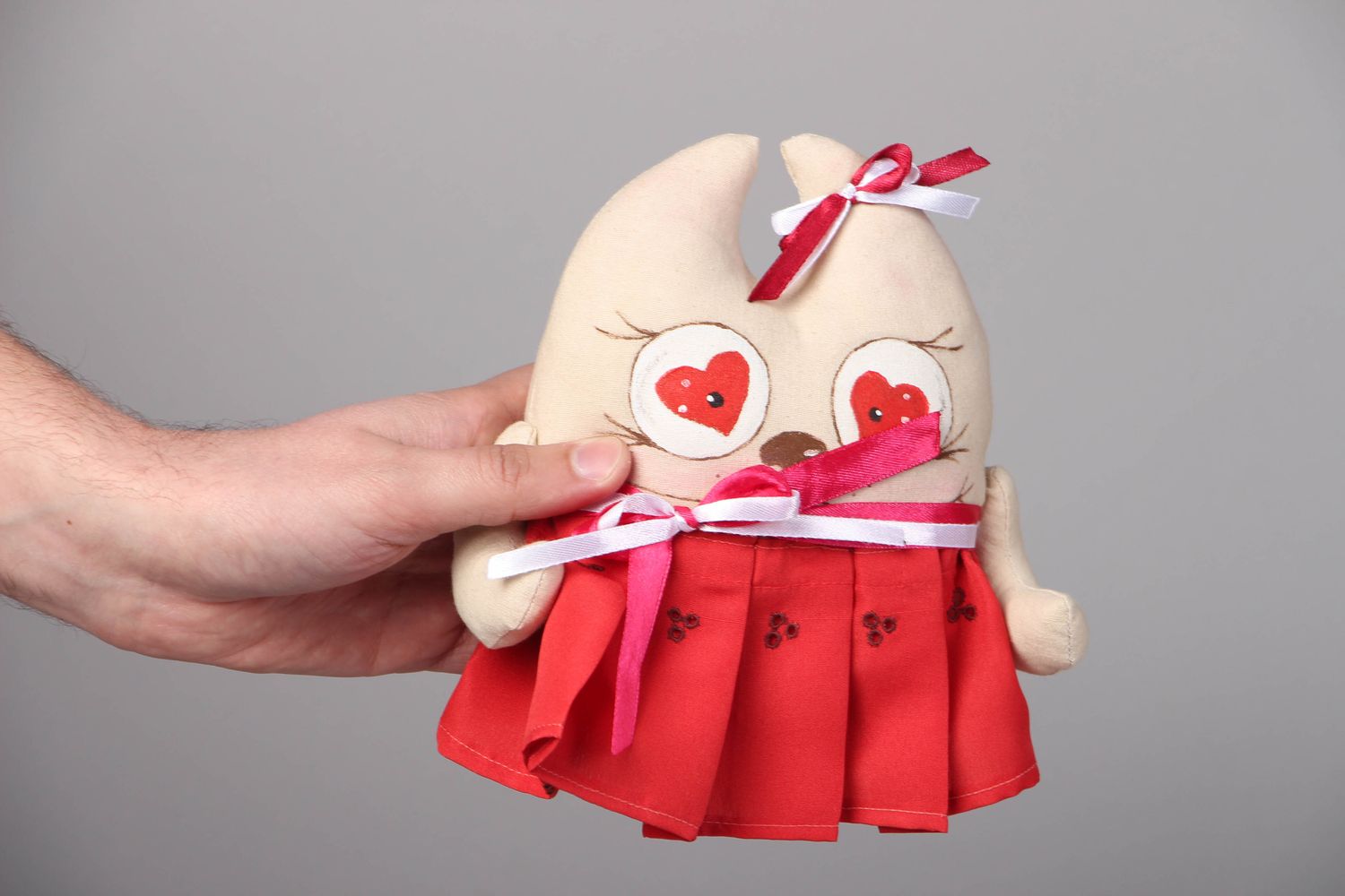 Handmade fabric soft toy photo 4