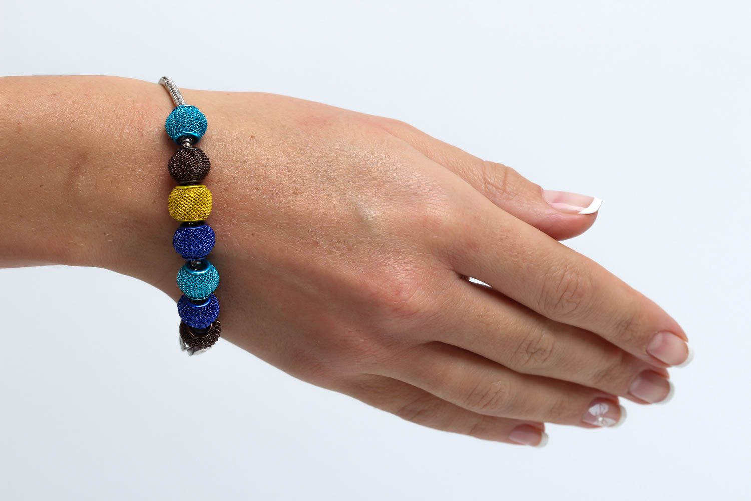 Woven bracelet handmade beaded bracelet with designer evening jewelry for girls photo 6