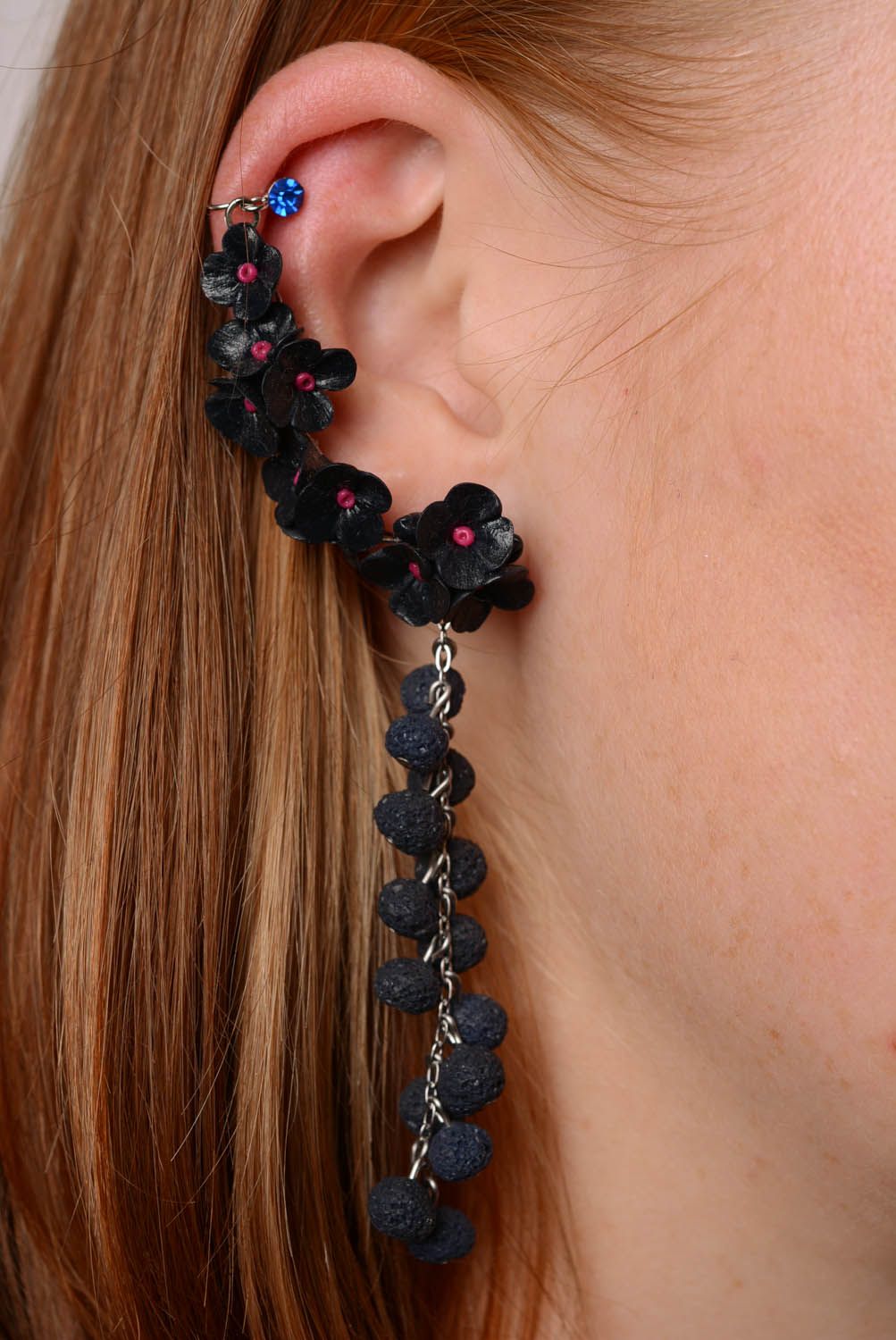 Cuff earrings Night Dreams photo 4