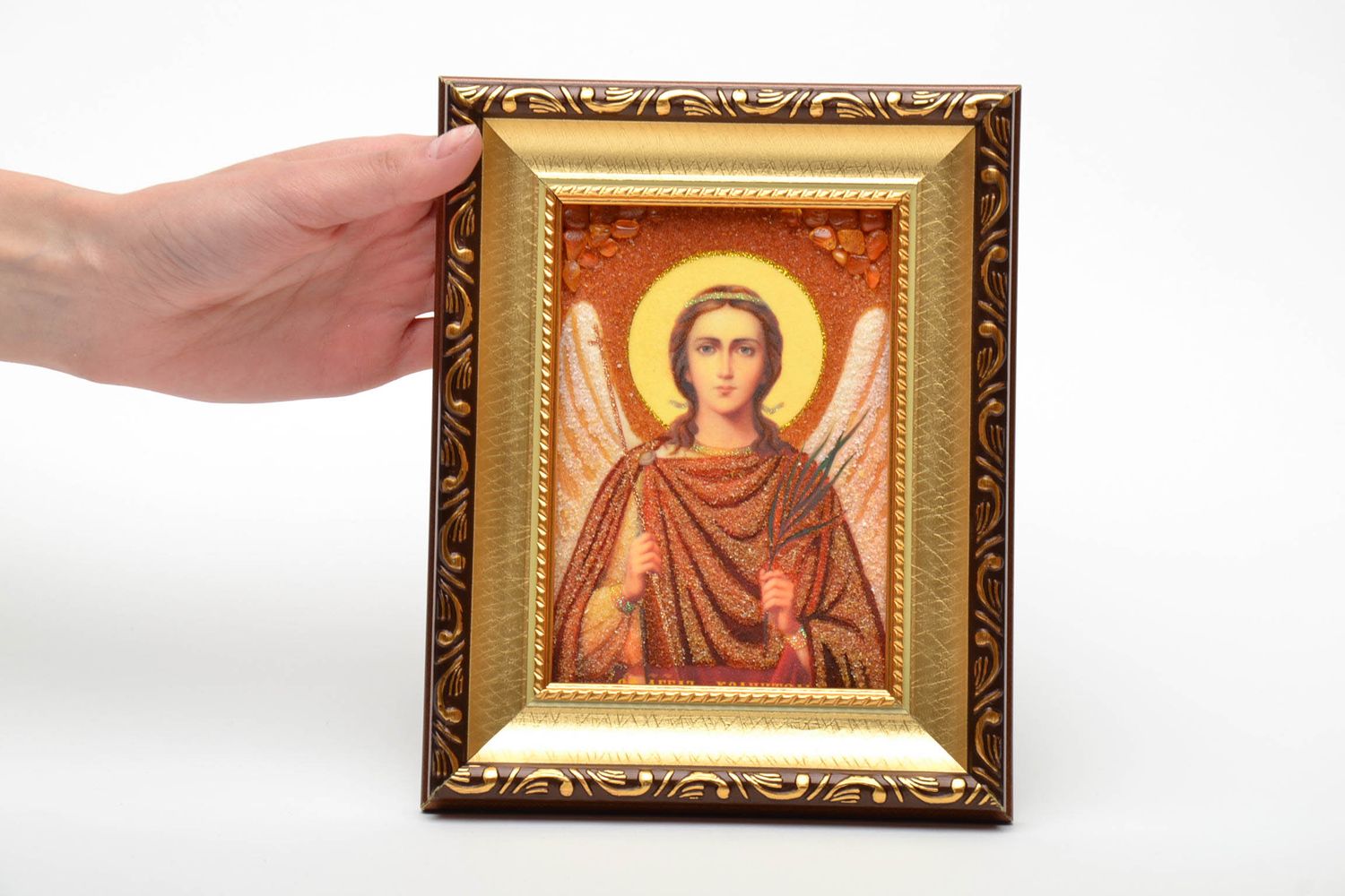 Репродукция православной иконы Святого Ангела Хранителя фото 6