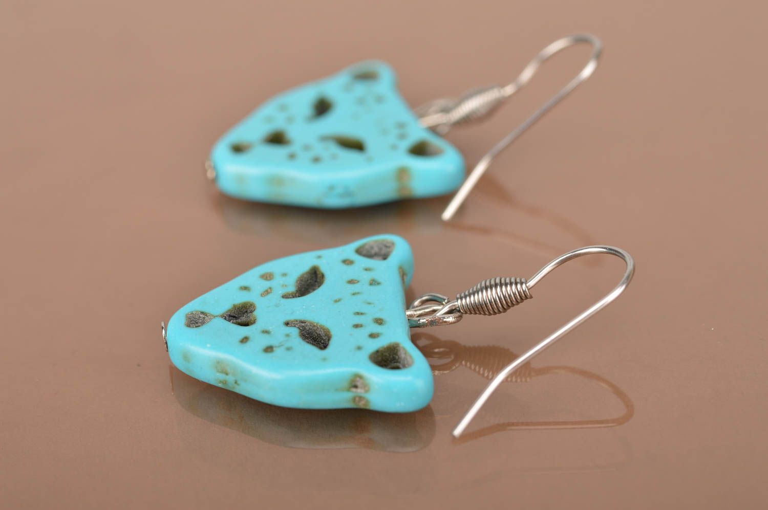 Damen Schmuck handmade Leoparden Ohrringe Accessoire für Frauen Geschenk Ideen  foto 5