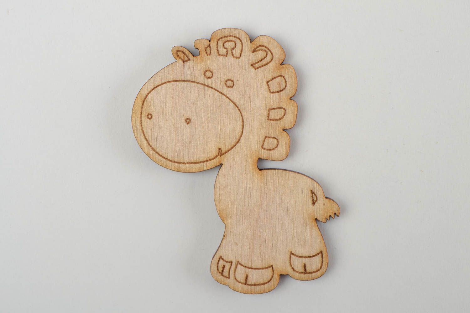 Handmade Giraffe Figur zum Bemalen Holz Rohling schöne tolle Miniatur Figur  foto 3