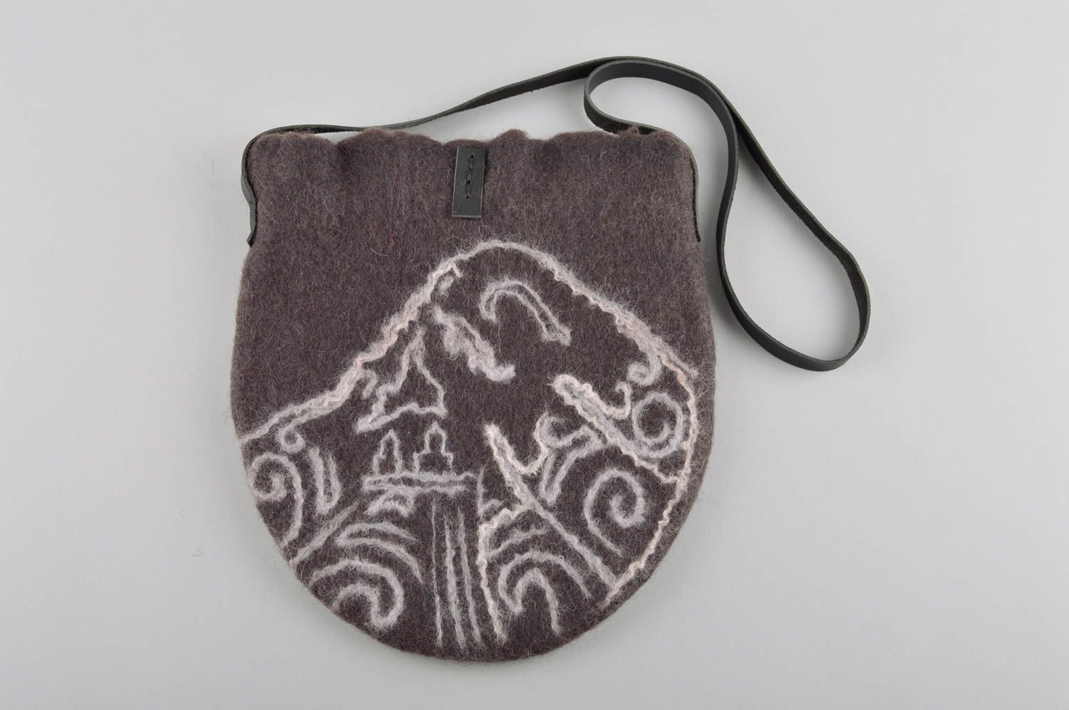 Bolso de tela artesanal inusual accesorio para mujer regalo original para amigo foto 2