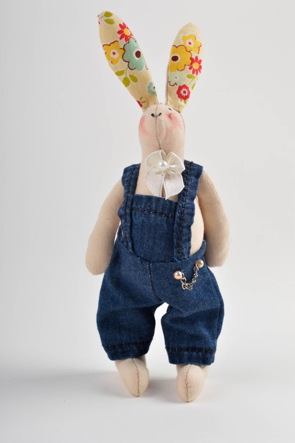 Игрушка заяц ручной работы детская игрушка забавная мягкая игрушка для мальчика фото 3