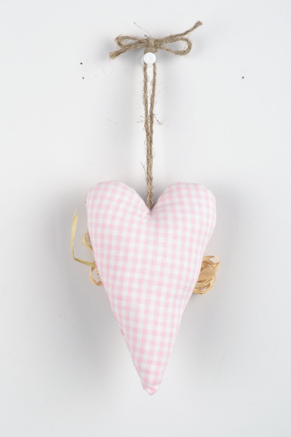 Interior pendant in the shape of pink heart photo 4