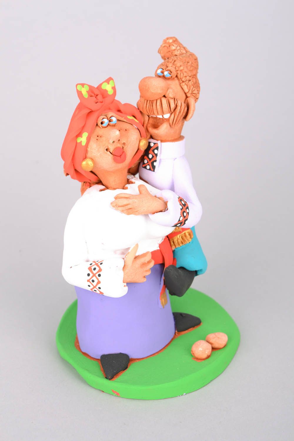 Керамическая статуэтка ручной работы Женское счастье фото 3
