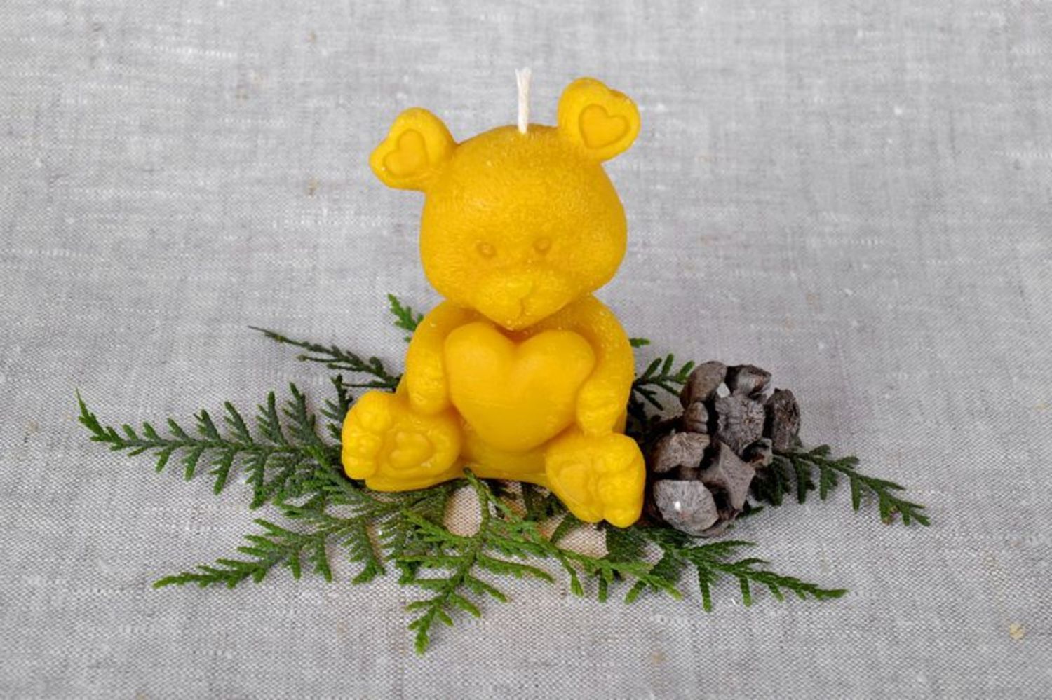 Декоративная свечка Влюбленный медвежонок фото 4