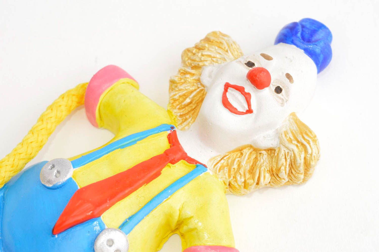 Imán de nevera hecho a mano souvenir original con forma de clown regalo original foto 4