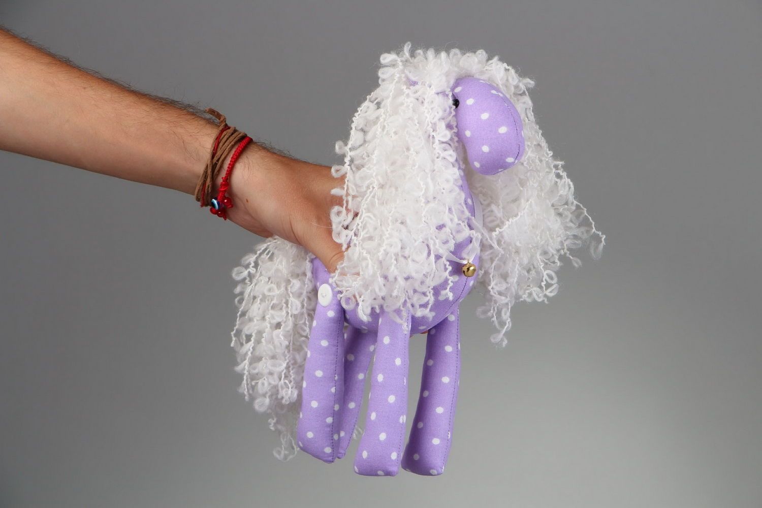 Игрушка Лошадь фиолетовая фото 4