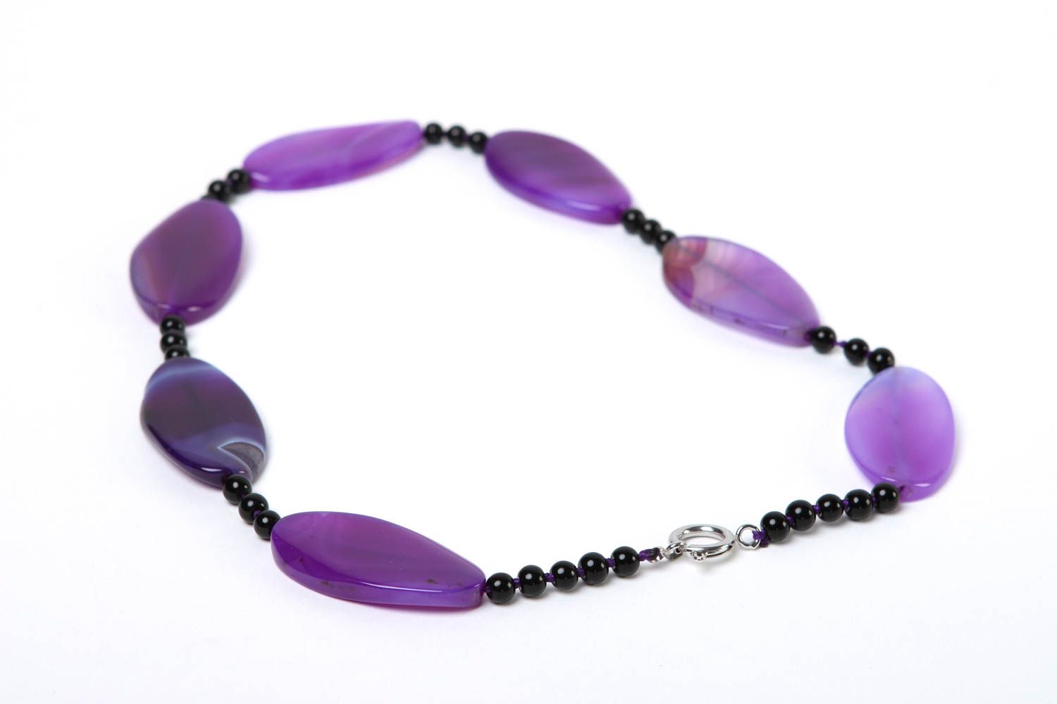 Handmade necklace designer accessory unusual bead necklace gift ideas photo 4