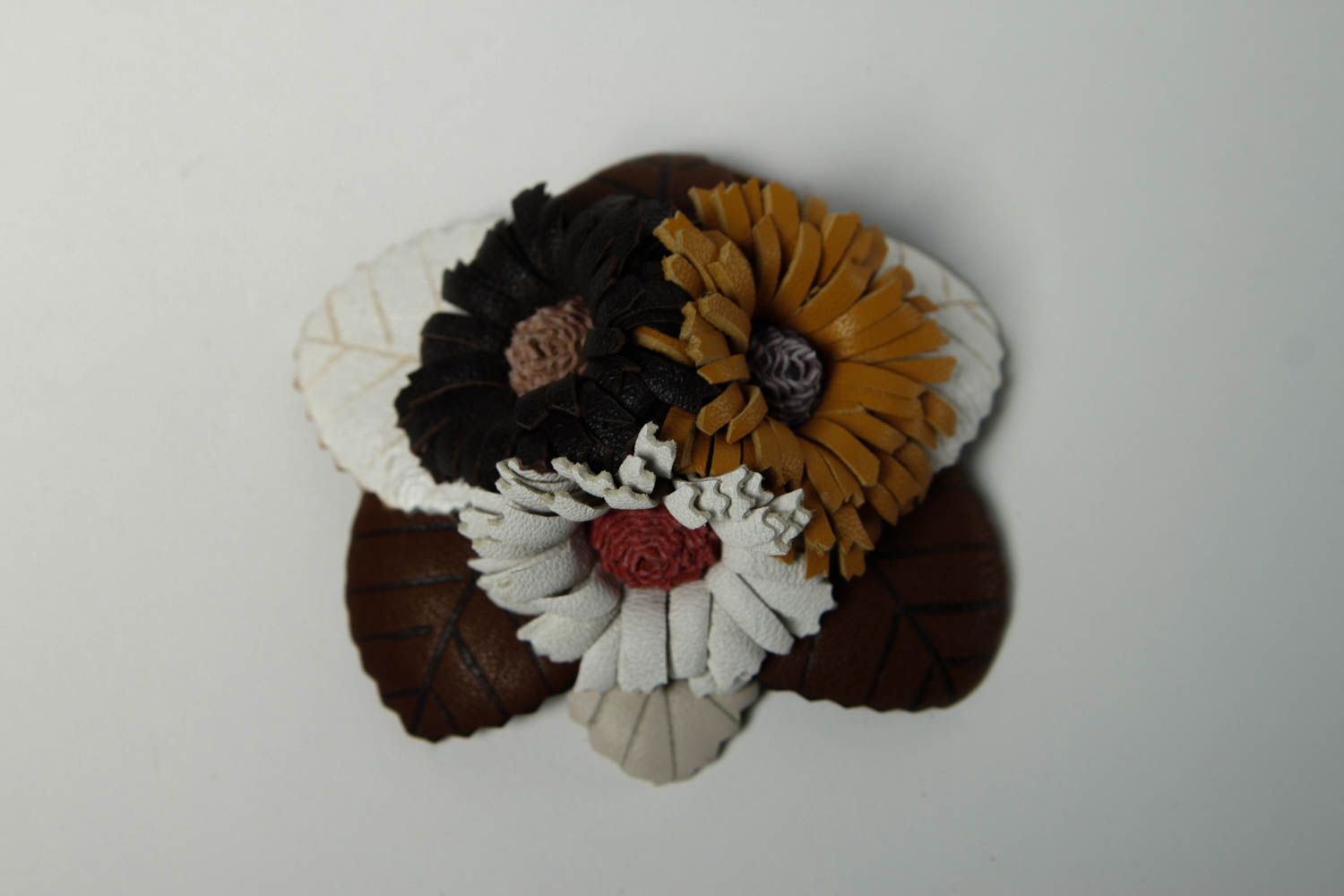 Haargummi für Mädchen handgeschaffen Deko Accessoire modisch Haargummi Blume foto 3