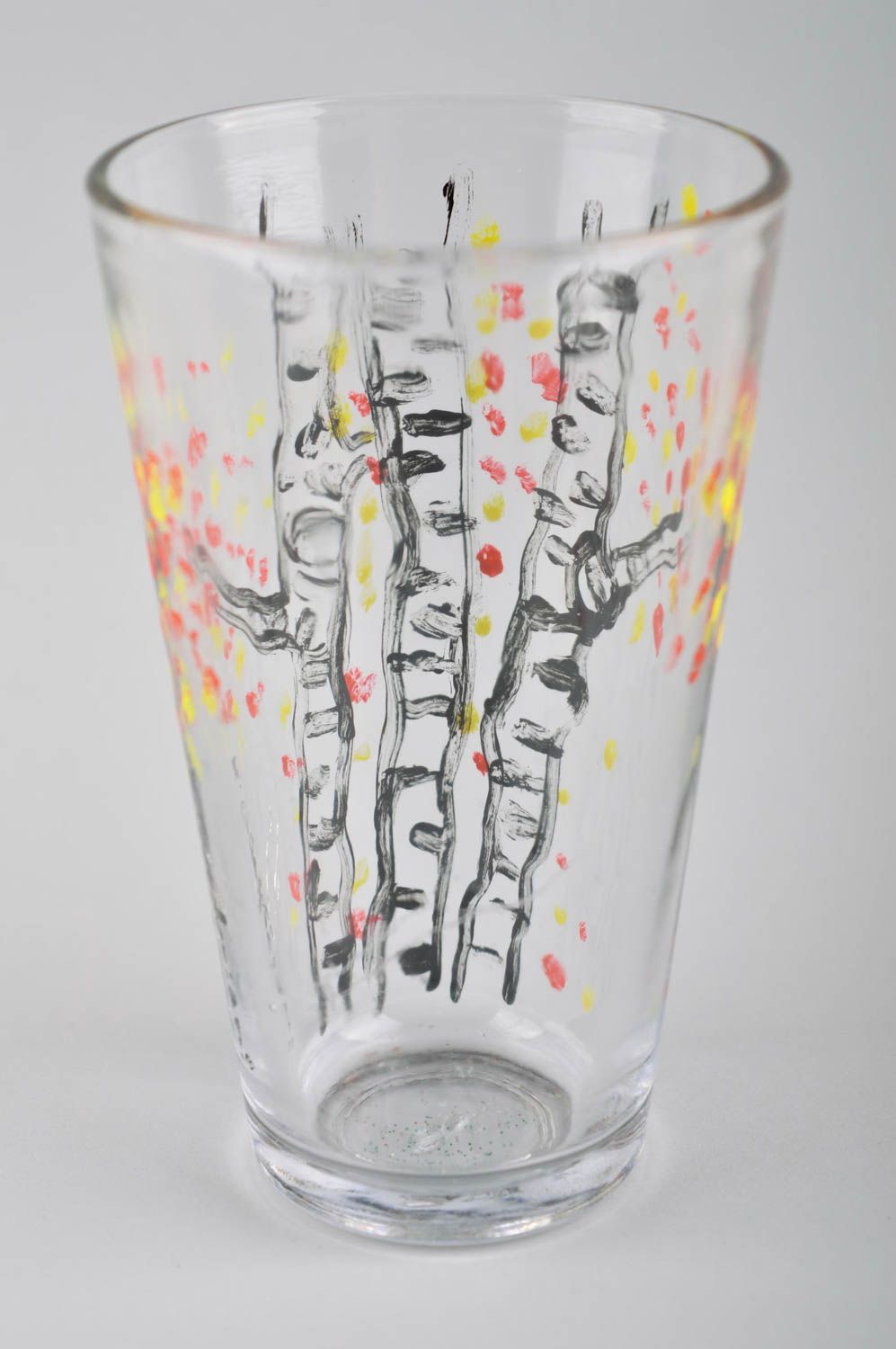 Trinkbecher aus Glas handmade Glas Becher originell Designer Geschirr schön foto 3