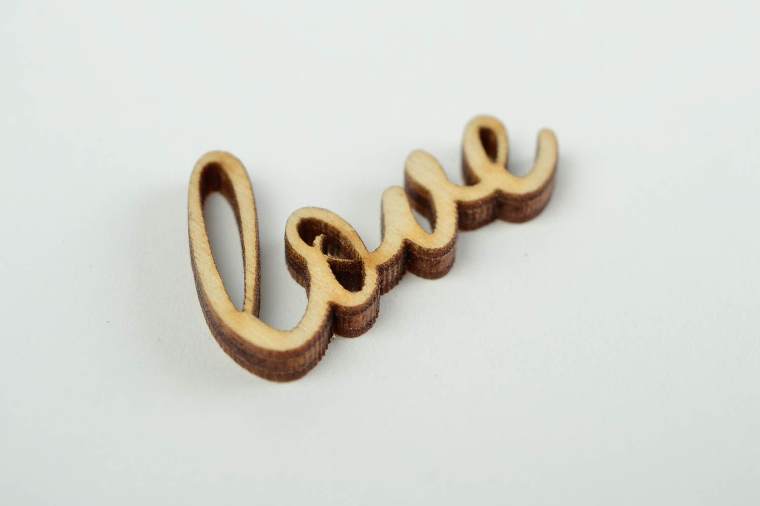 Handgemachte Figur zum Bemalen Holz Rohlinge Miniatur Figur für Decoupage Love foto 4