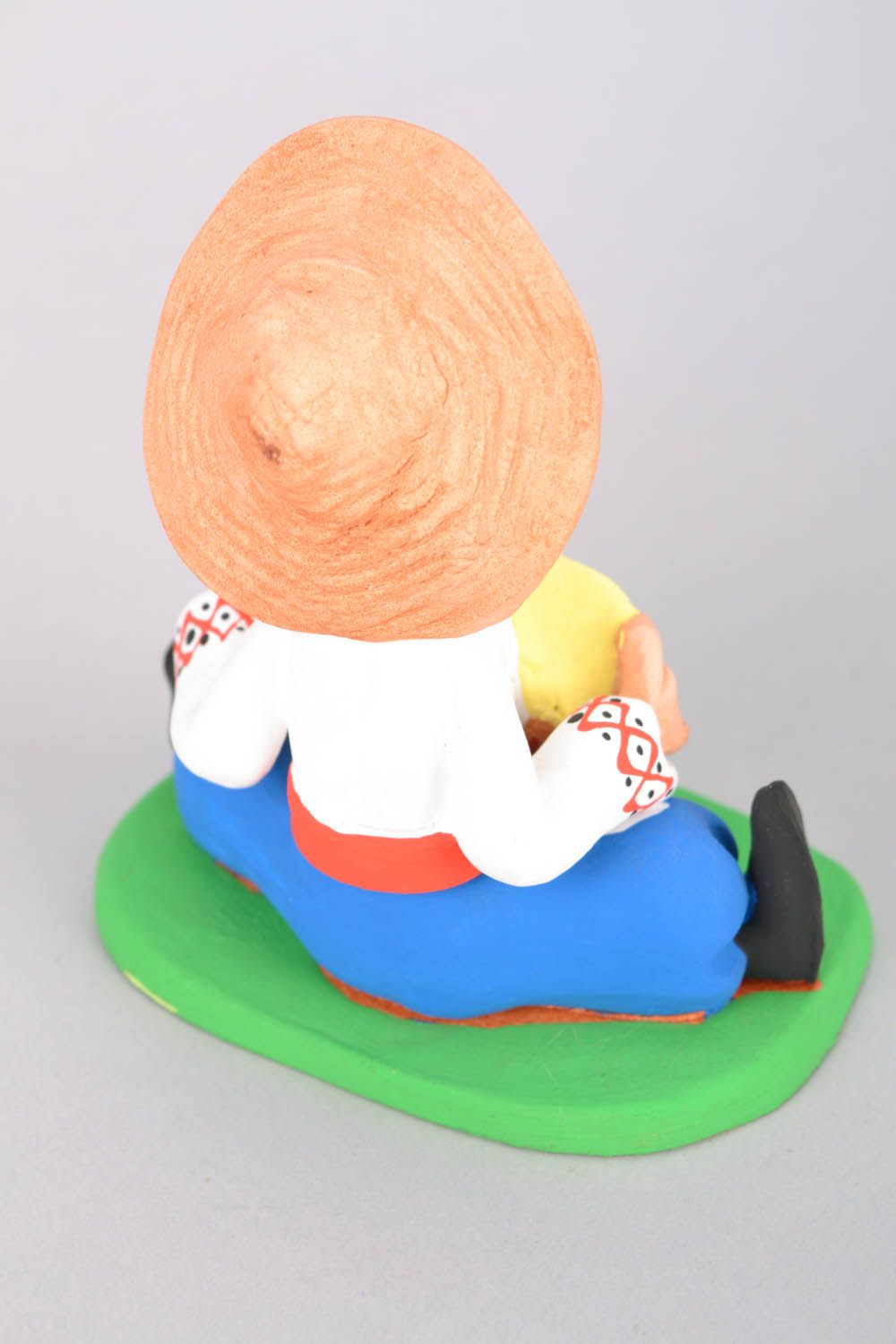 Keramik-Figur Kosak mit Maultasche foto 5