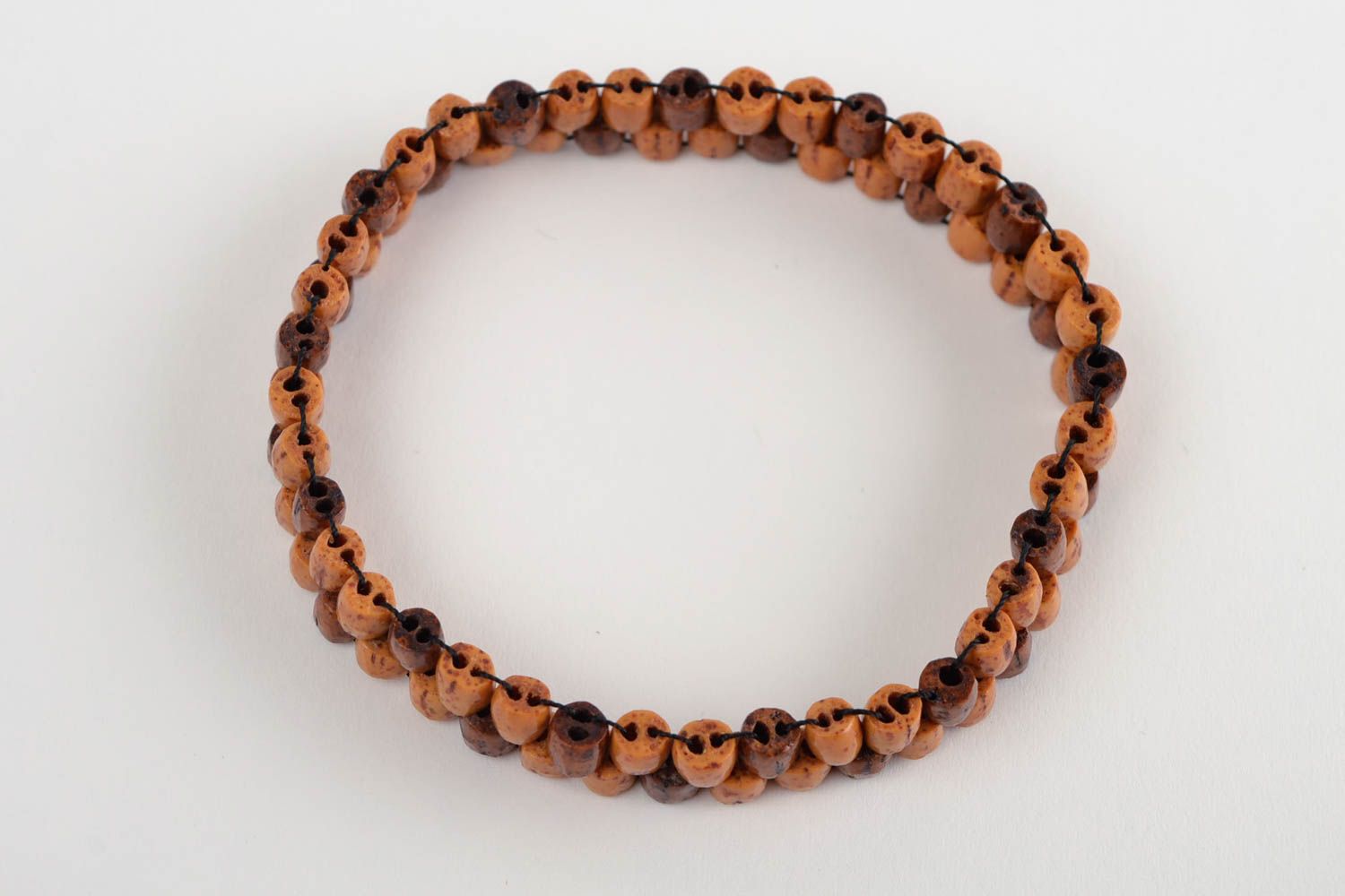 Handmade bracelet wooden jewelry bead bracelet designer aceessories photo 6