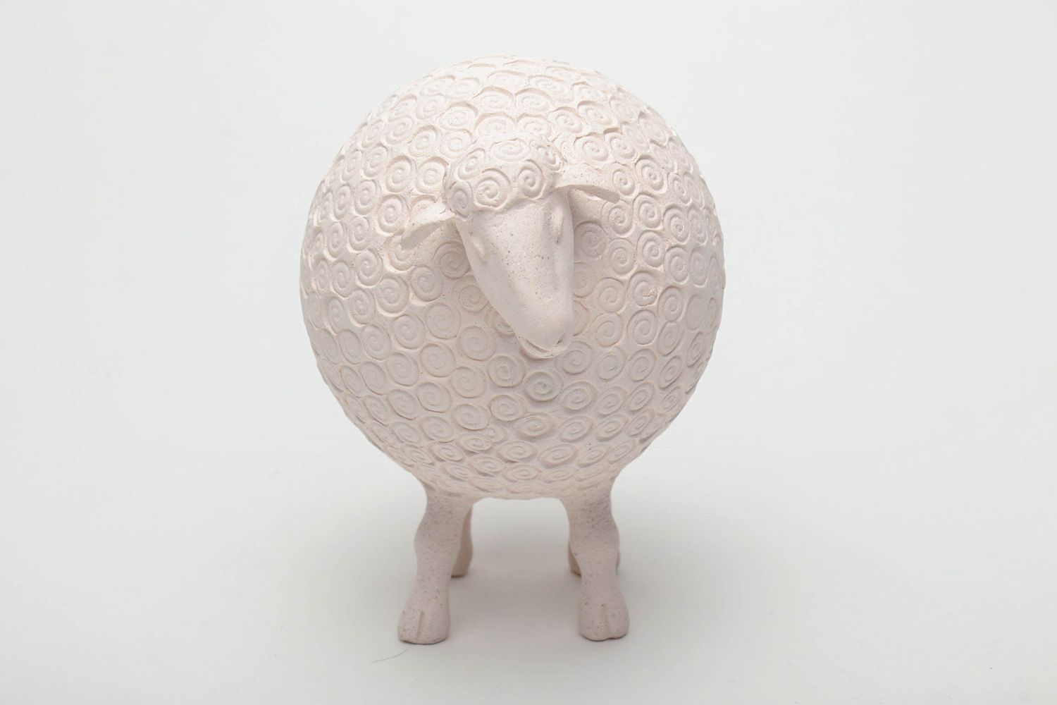 Figurine mouton en masse céramique faite main photo 2