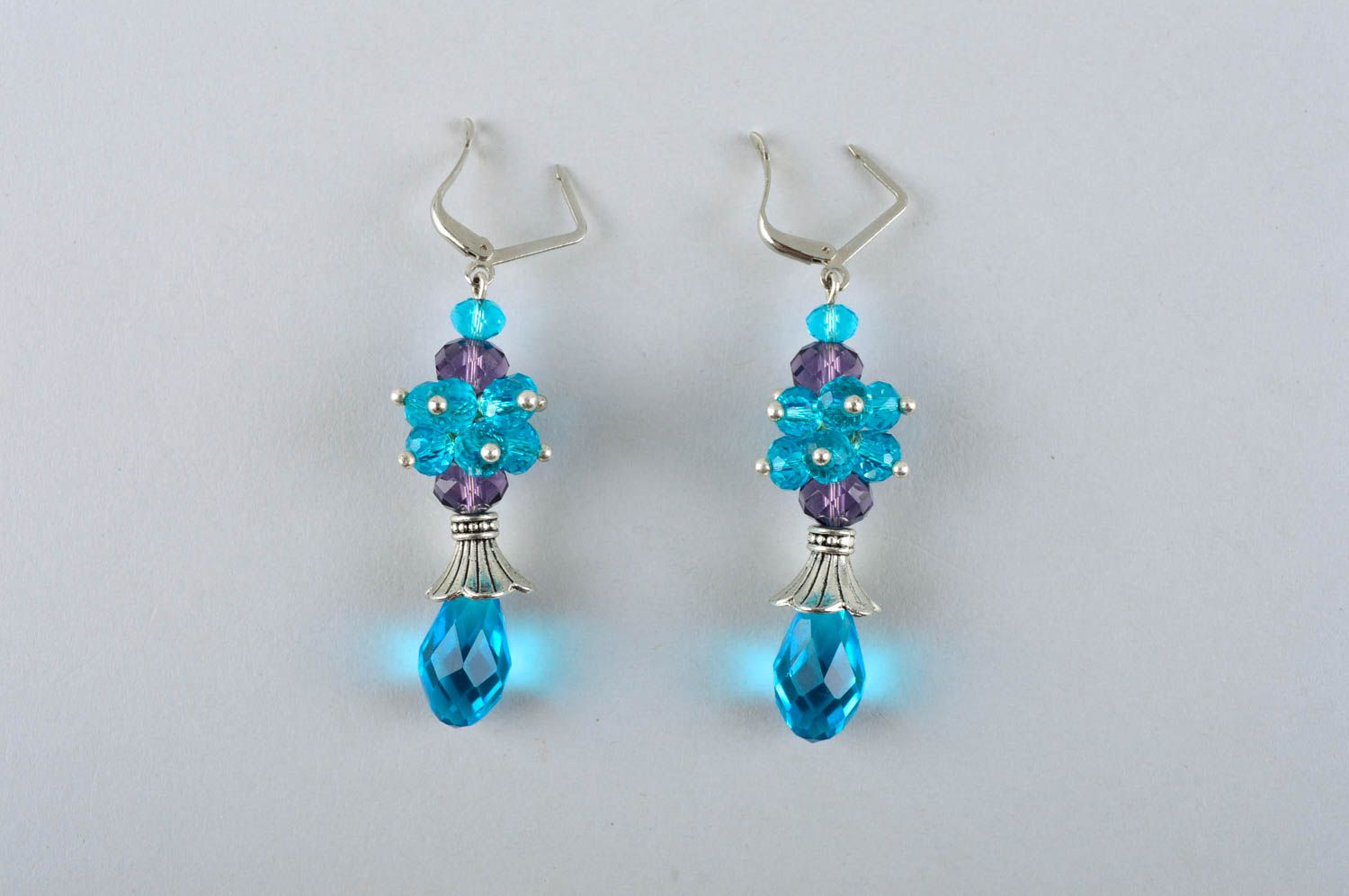 Homemade jewelry dangling earrings ladies earrings fashion accessories photo 5