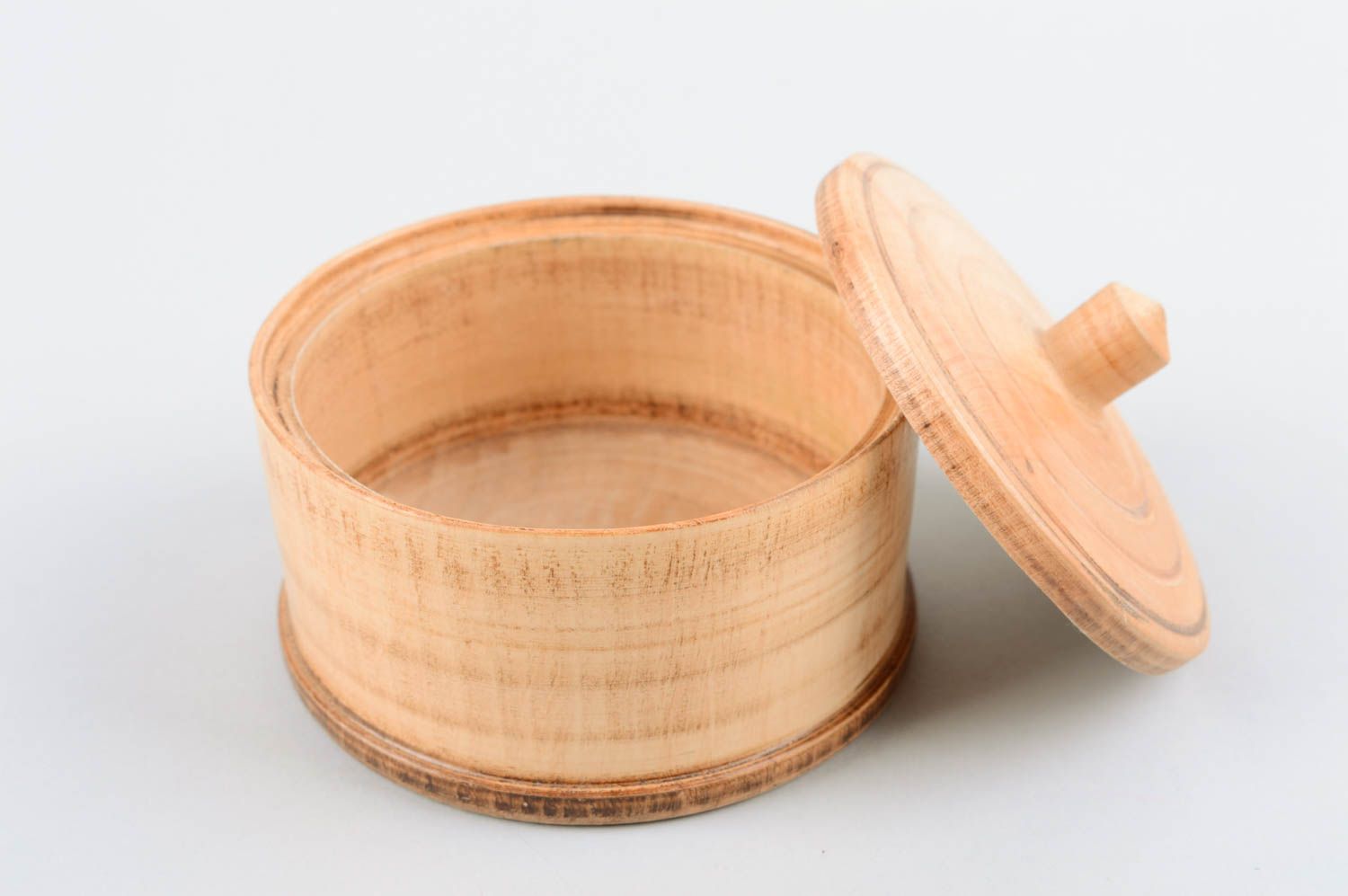 Handmade Aufbewahrung Küche Holz Geschirr 200 ml originelle Dose für Gewürze  foto 2