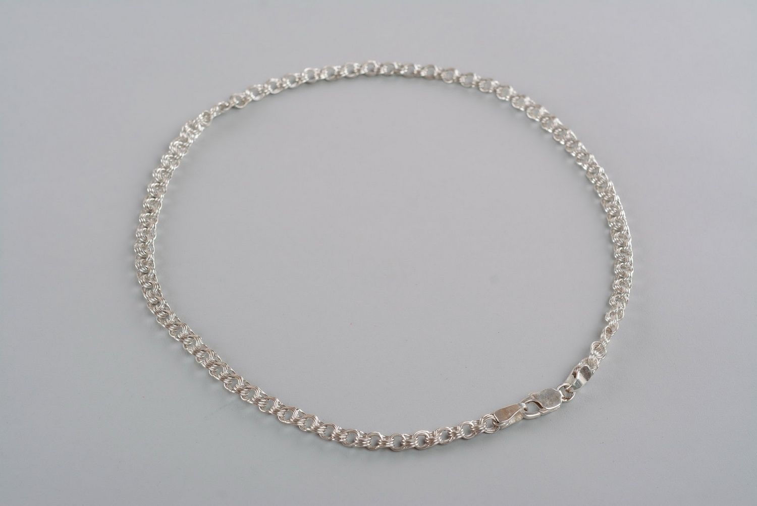 Handmade silver chain photo 4