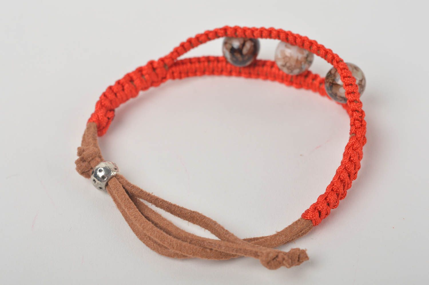 Handmade designer bracelet woven wrist bracelet textile bracelet present photo 3