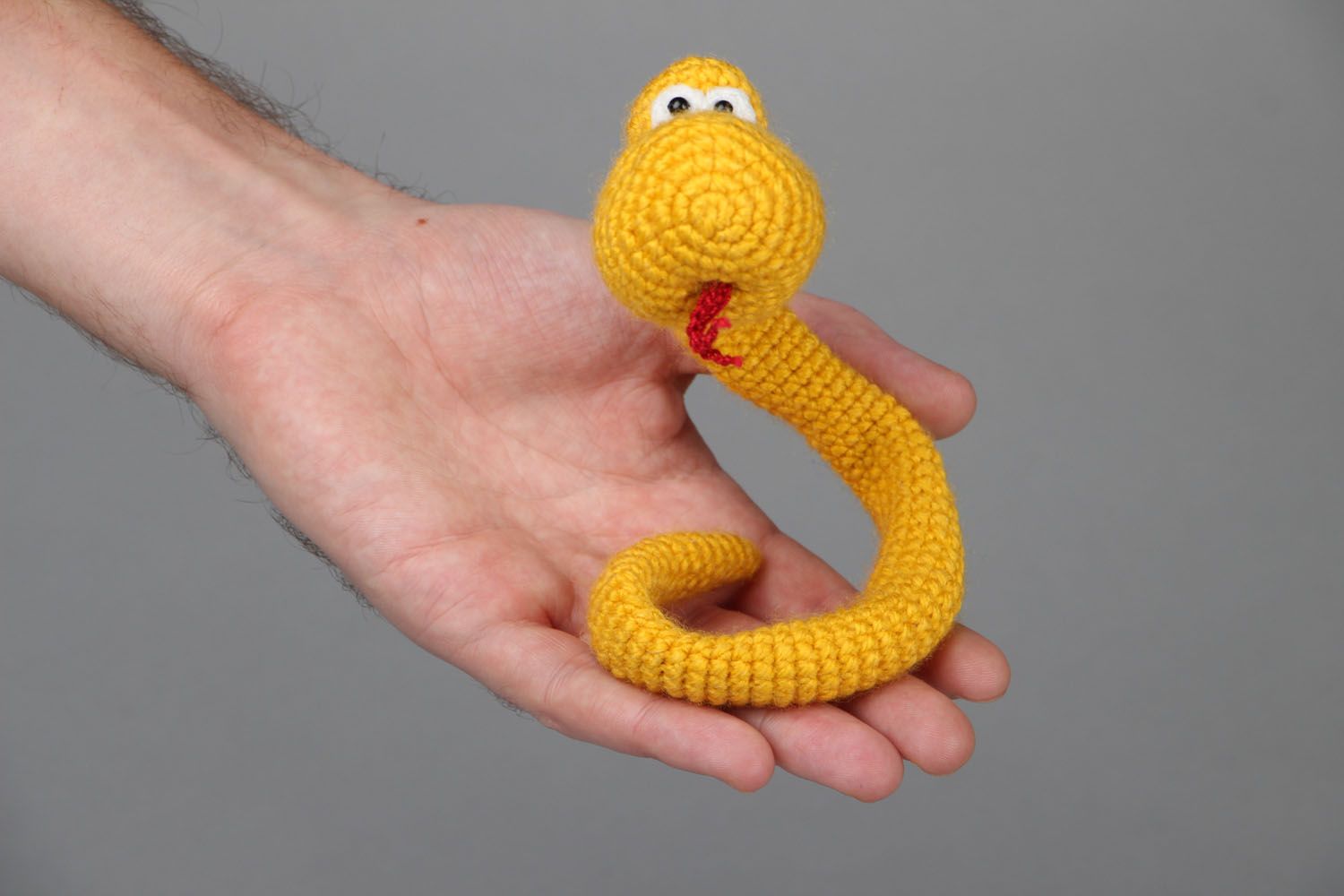 Soft crochet toy Snake photo 4