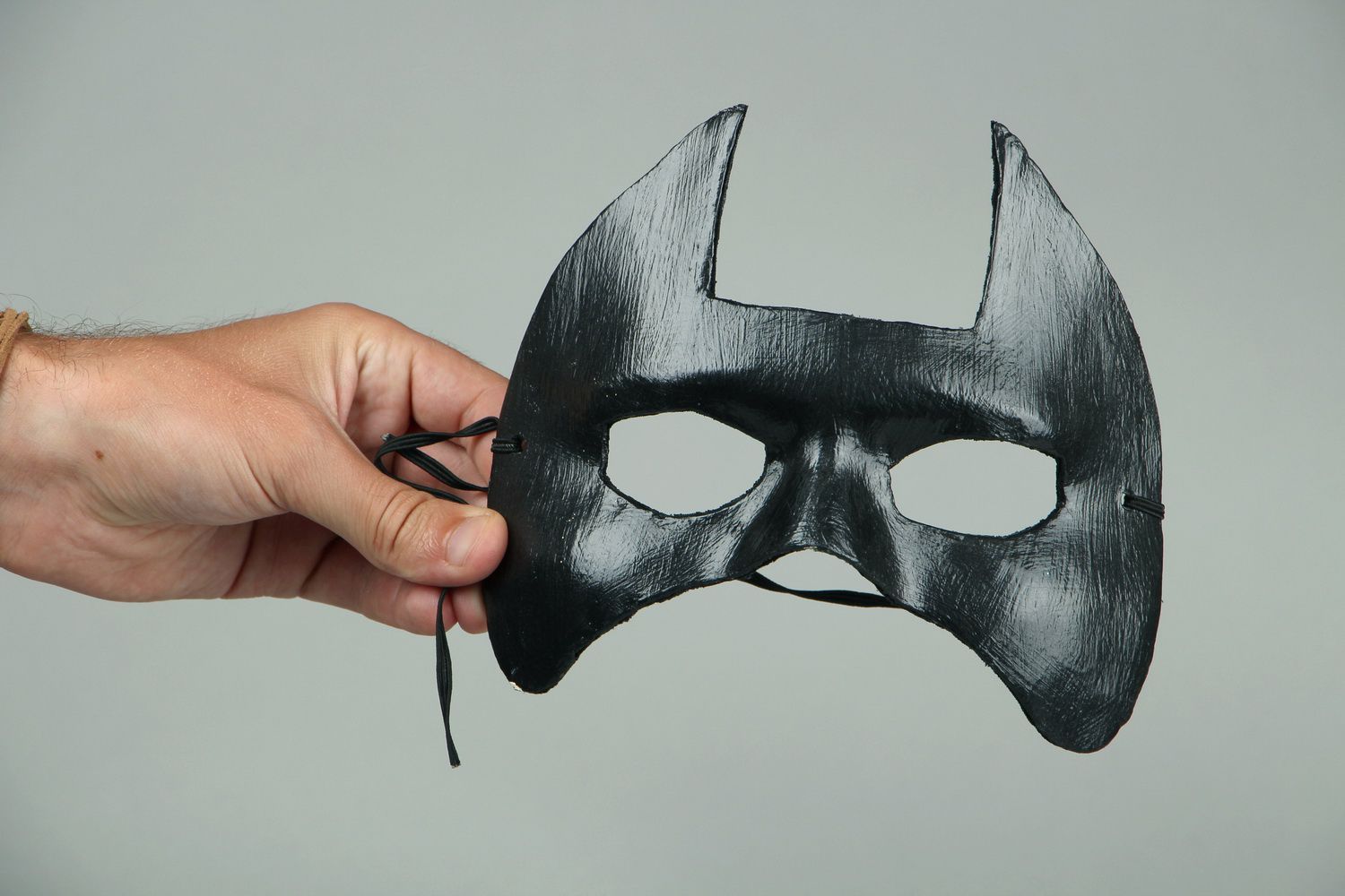 Masque carnaval vénitien en papier mâché Batman photo 5