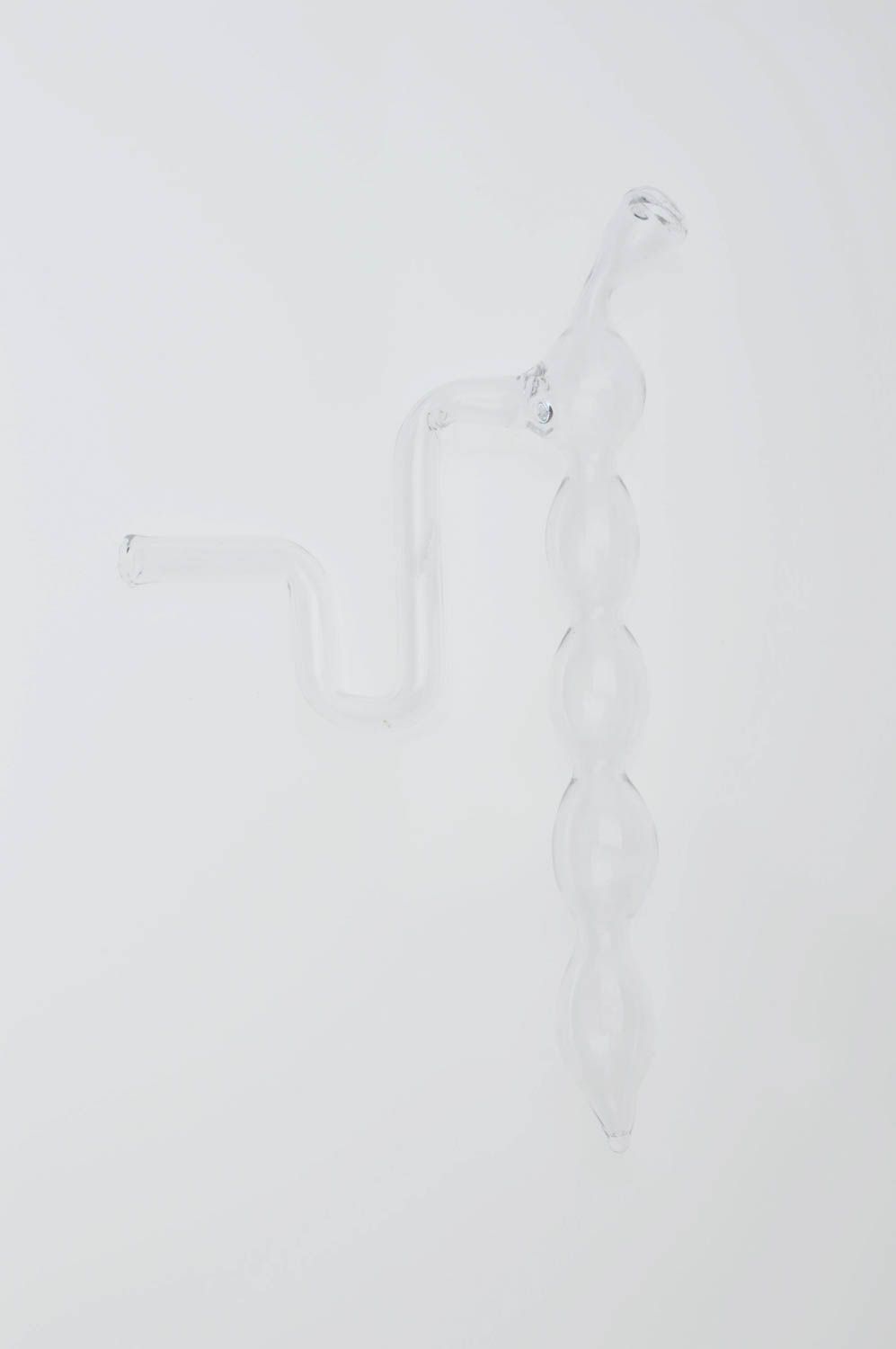 Pipe à eau faite main Pipe en verre thermorésistant Accessoires fumeur photo 2
