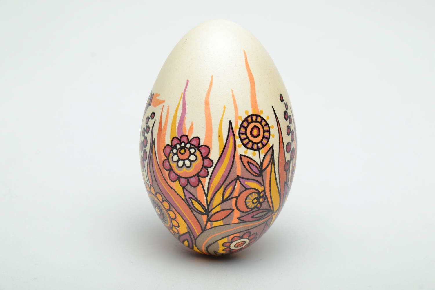 Easter egg painted with aniline dyes photo 4