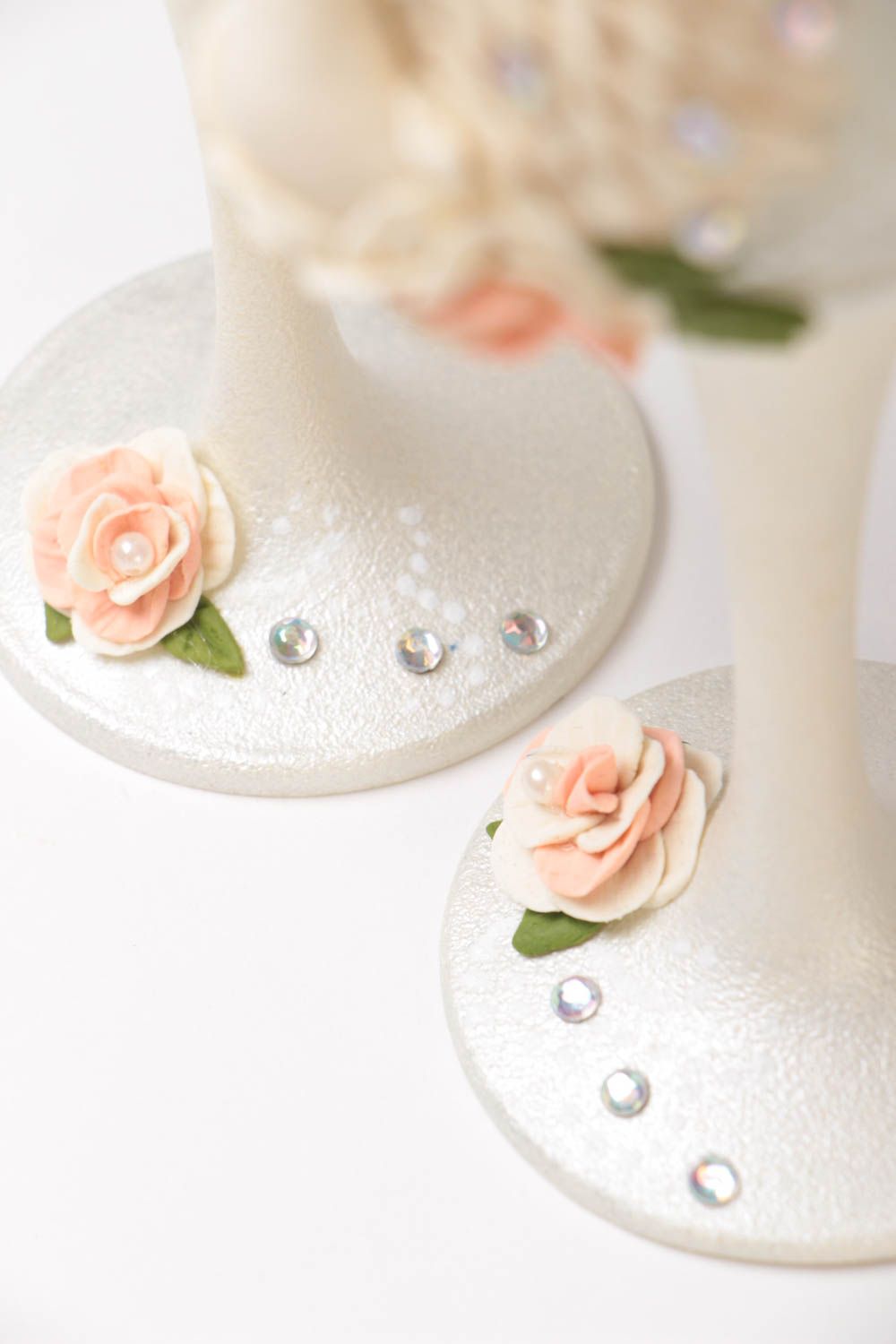 Copas para boda originales hechas a mano estilosos bonitas 2 piezas 200 ml foto 4