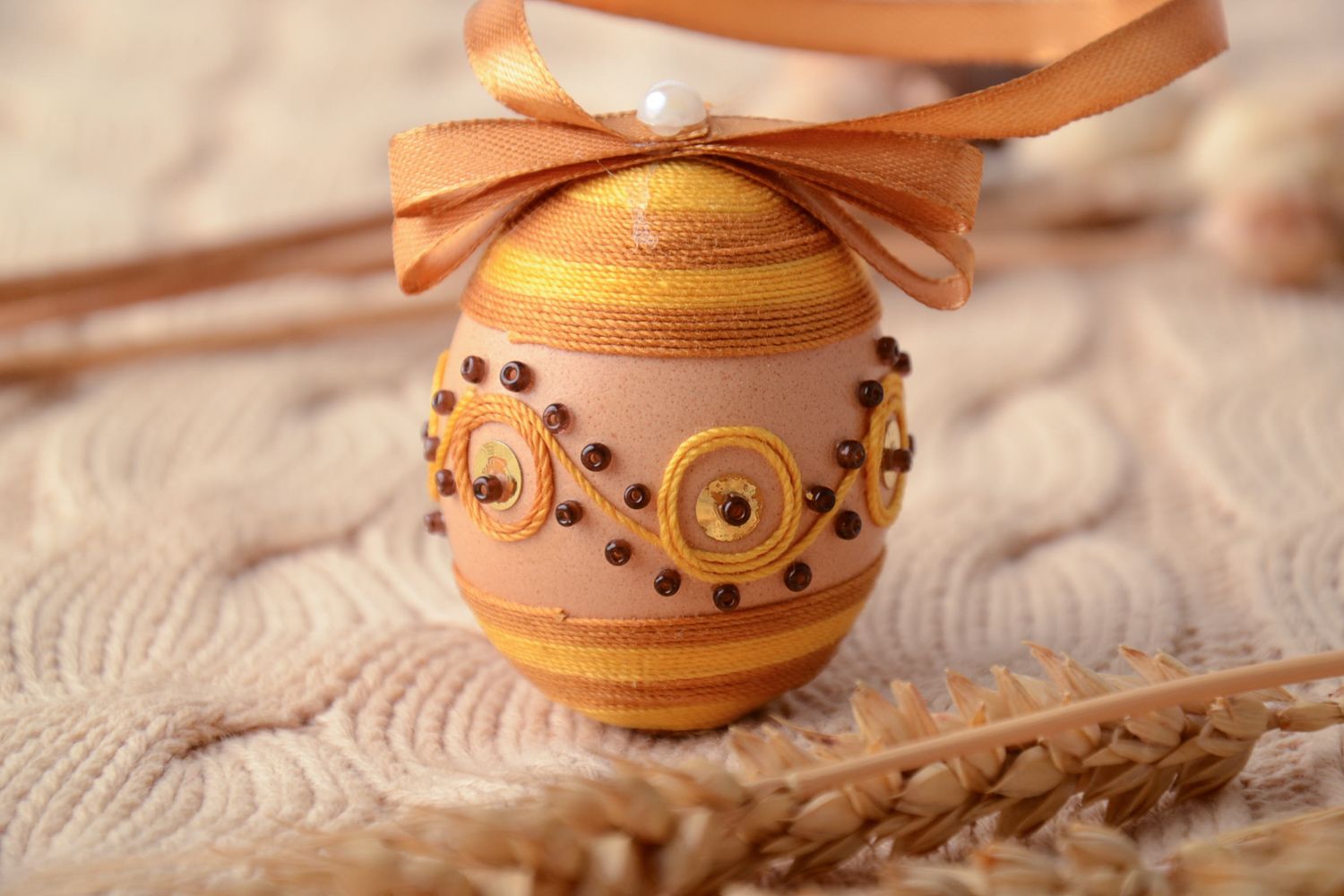 Colgante decorativo de huevo de Pascua foto 1