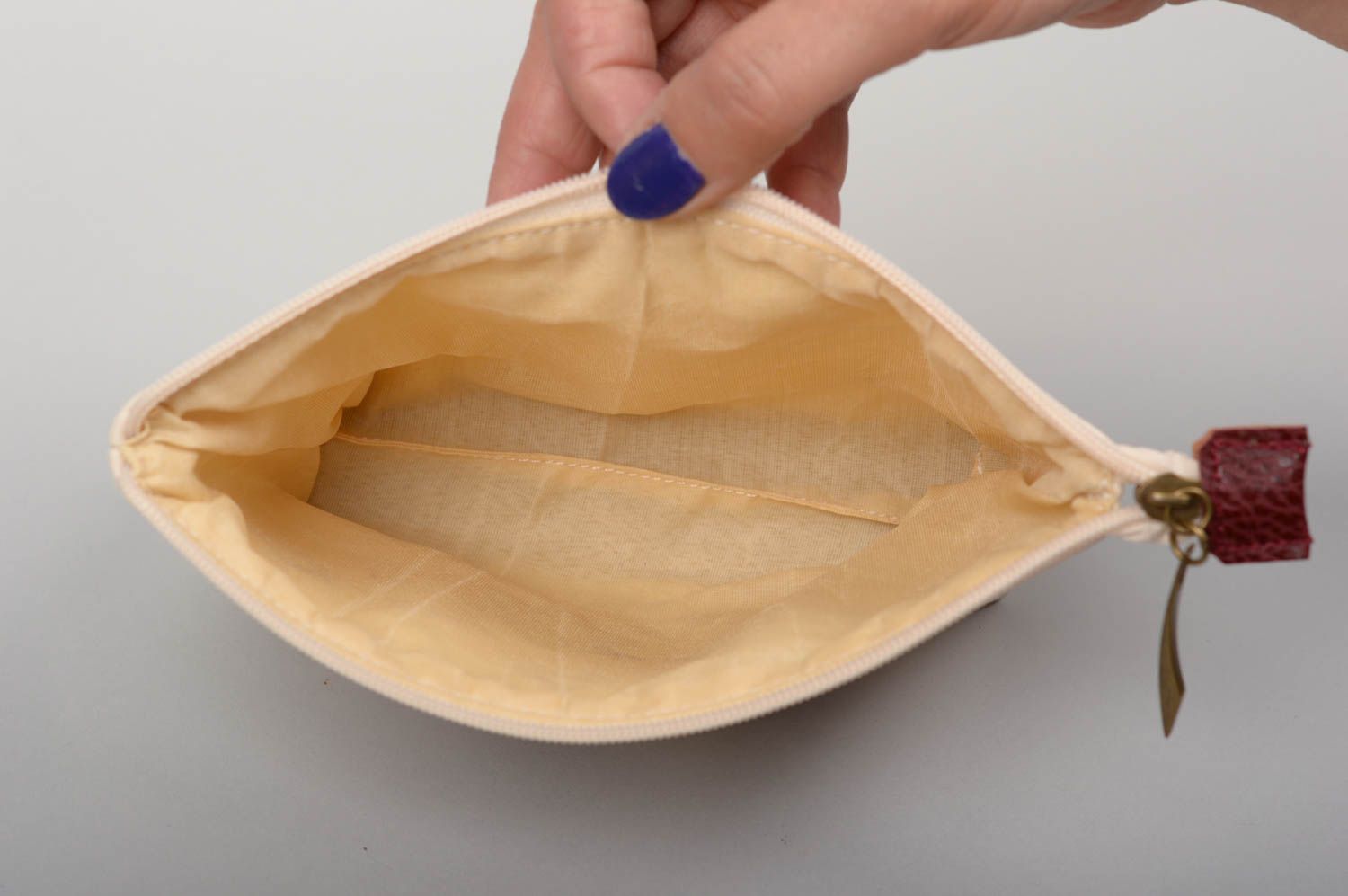 Bolso hecho a mano de cuero artificial accesorio para mujeres regalo original foto 4
