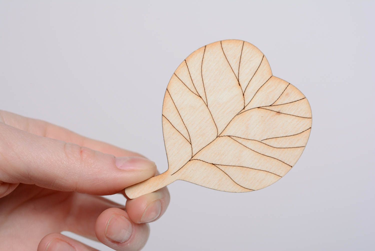 Leaf-shaped magnet blank  photo 4