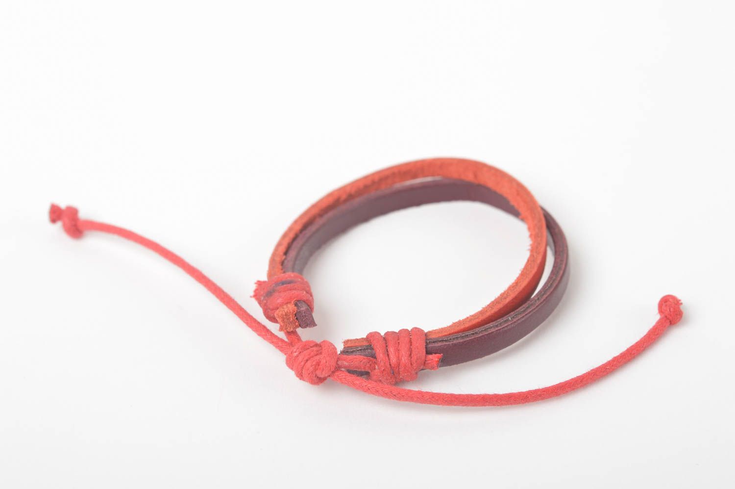 Stylish handmade woven leather bracelet fashion accessories gift ideas photo 3