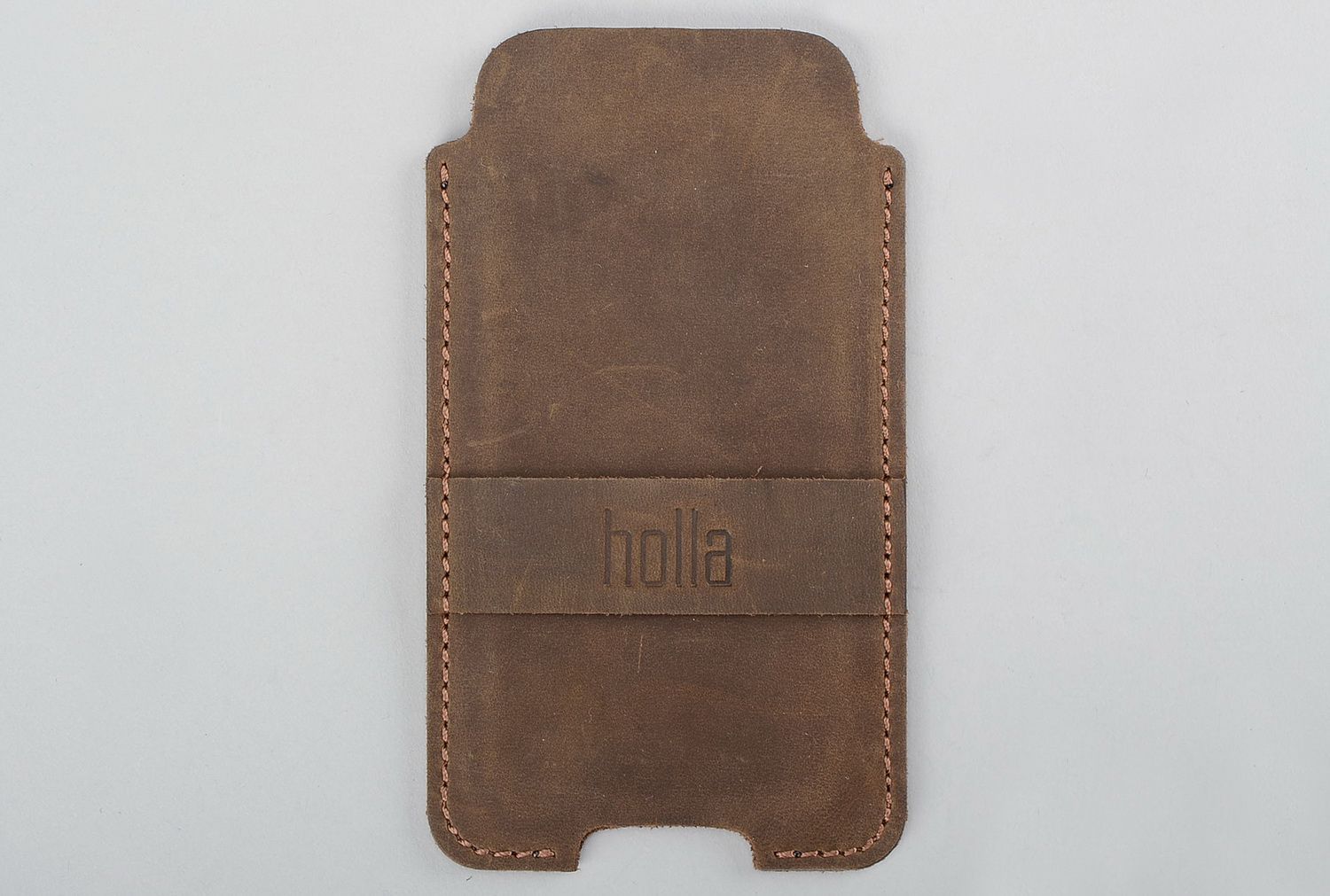 Sleeve for iPhone 4S/5S made of natural leather photo 1