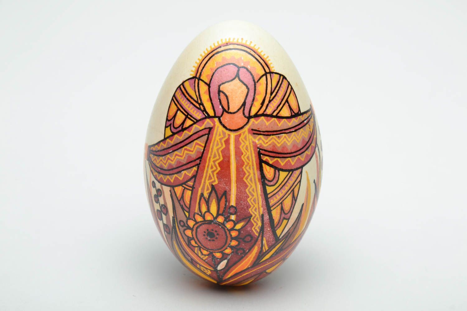 Пасхальное яйцо расписанное анилиновыми красителями фото 2