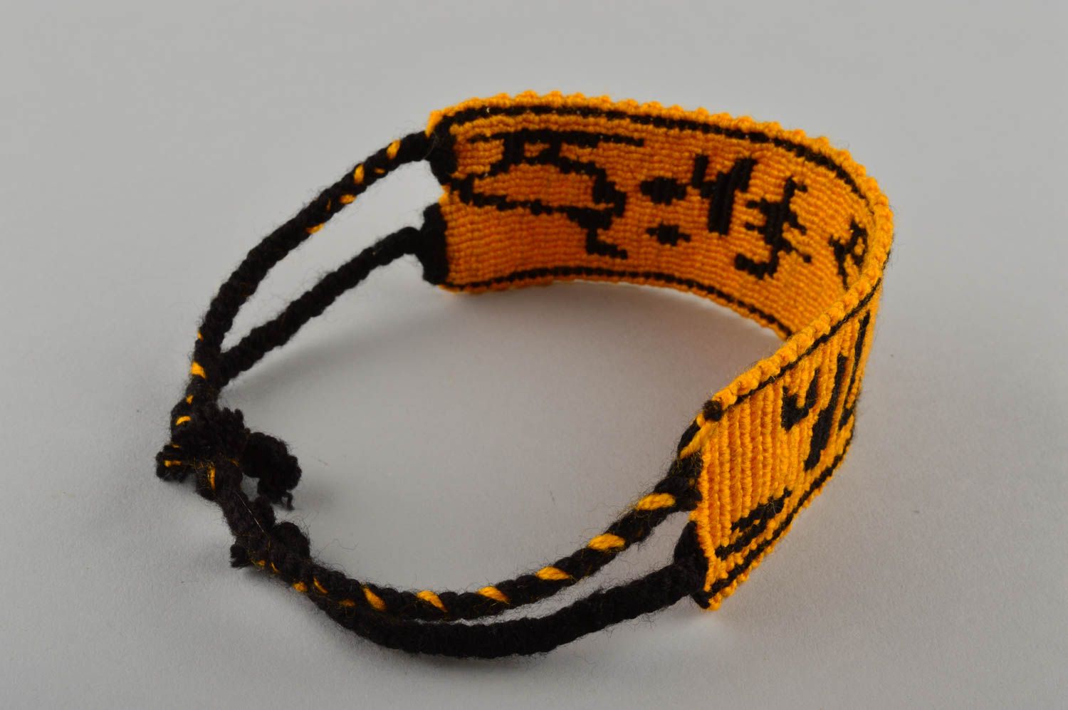 Браслет из ниток ручной работы модный браслет Египет плетеный браслет стильный фото 5