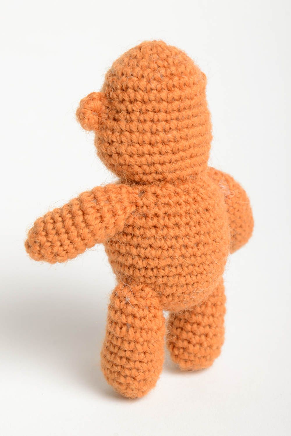 Jouet ourson Peluche faite main Déco maison doux tricoté au crochet en coton photo 4