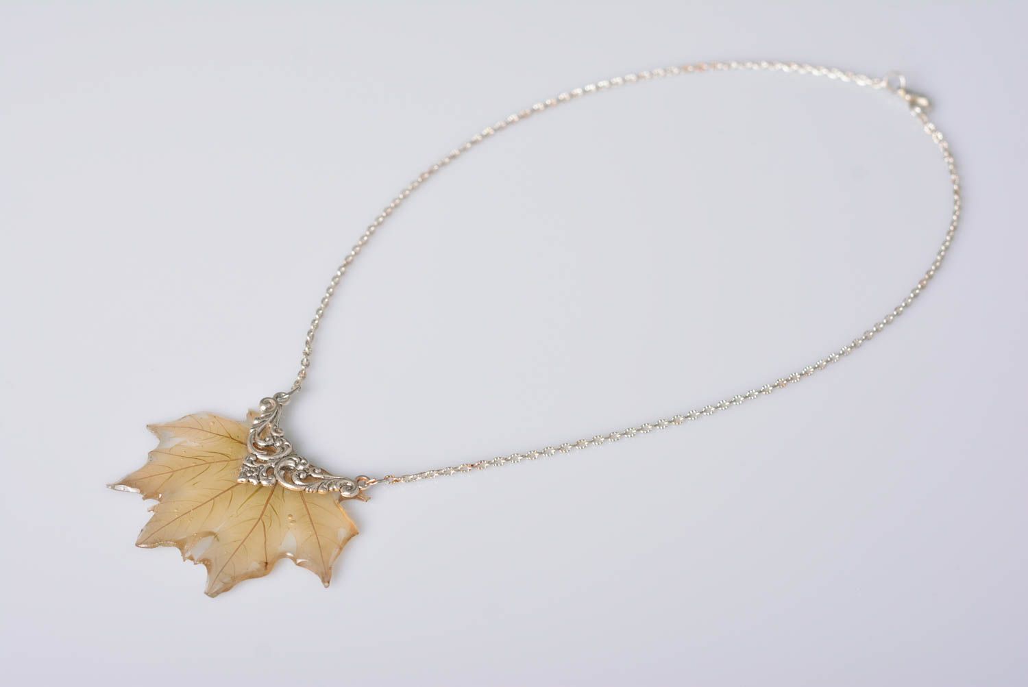 Botanic accessories handmade pendant with natural flower epoxy resin pendant photo 5