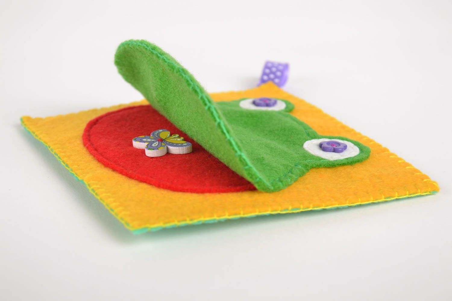 Игрушка мини книжка детская игрушка ручной работы развивающая игрушка уточка фото 4