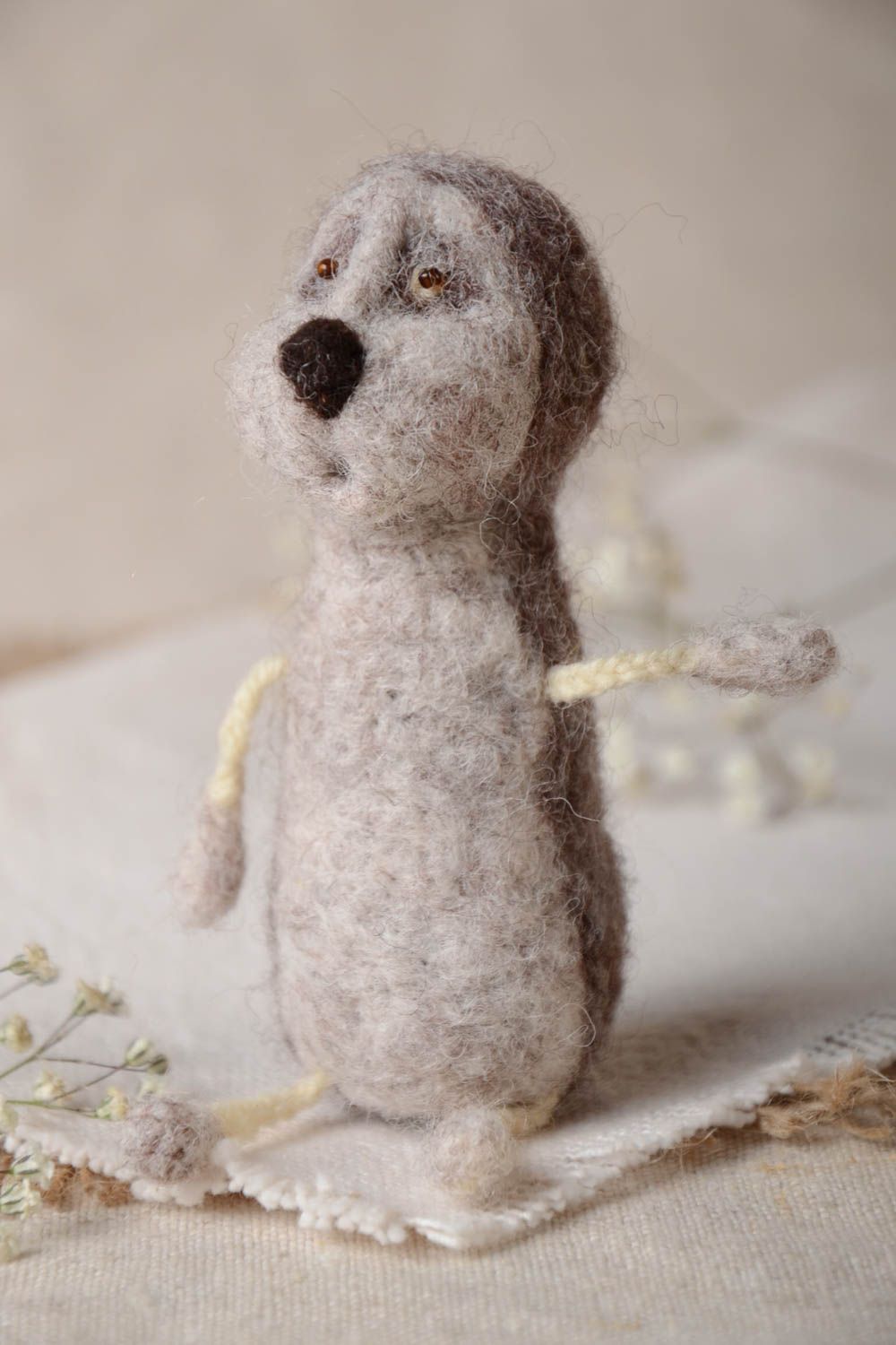 Muñeco artesanal de lana juguete para decorar la casa regalo para niños y niñas foto 1
