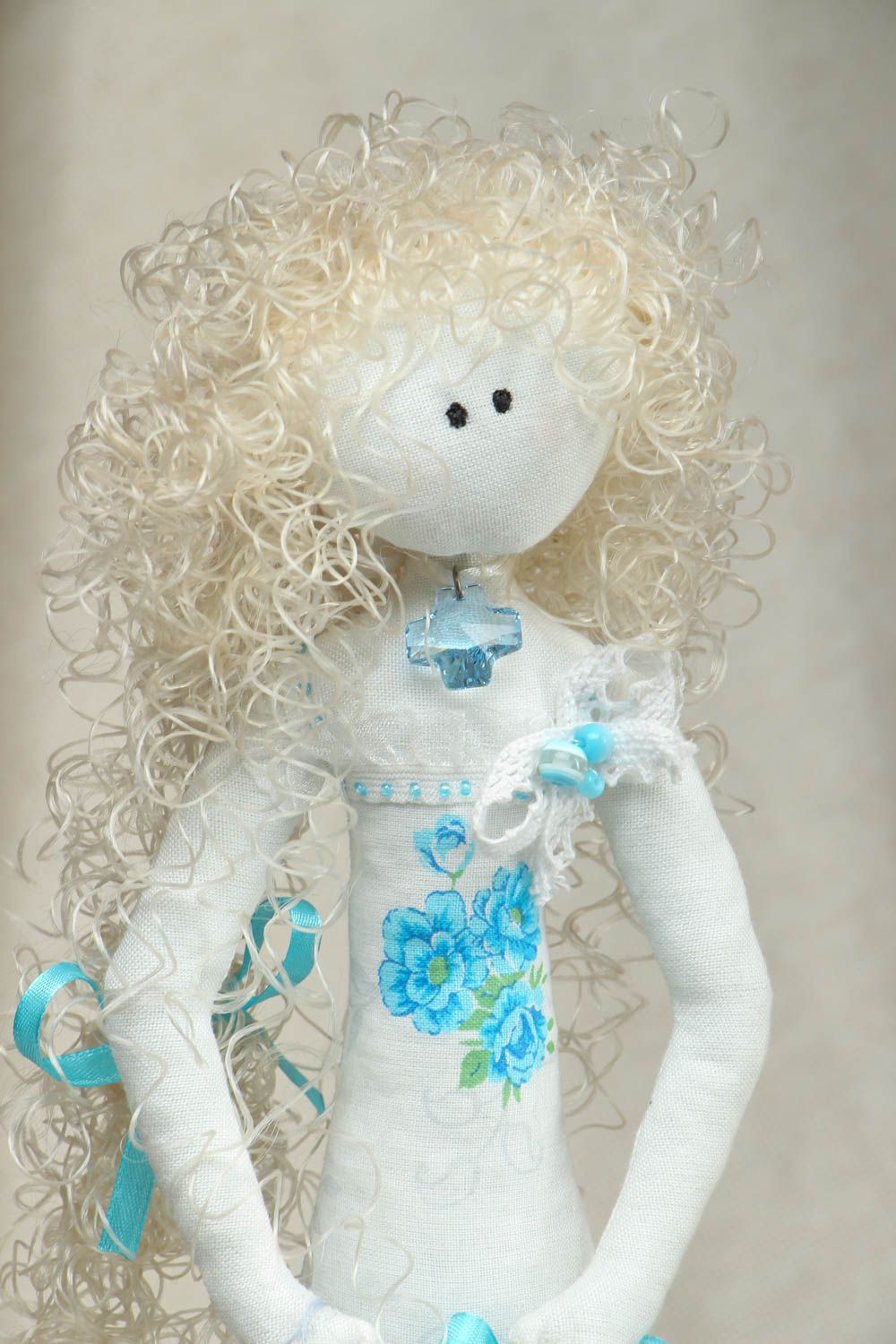 Авторская кукла на подставке Балерина фото 2