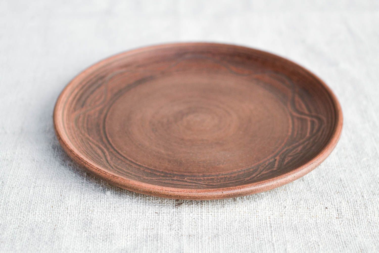 Plato de cerámica artesanal utensilio de cocina pequeño menaje del hogar foto 4