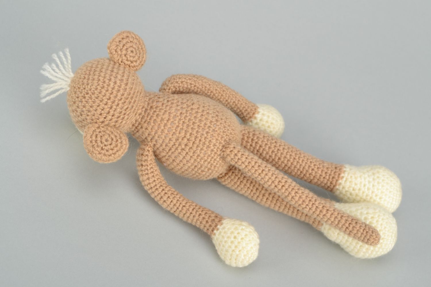Handmade crochet soft toy Monkey photo 4