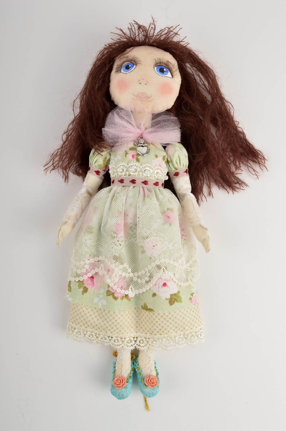 Кукла ручной работы принцесса кукла из ткани мягкая кукла красивая стильная фото 2