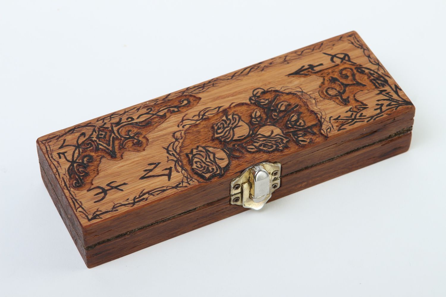 Joyero de madera hecho a mano accesorio de mujer lujoso regalo original foto 1