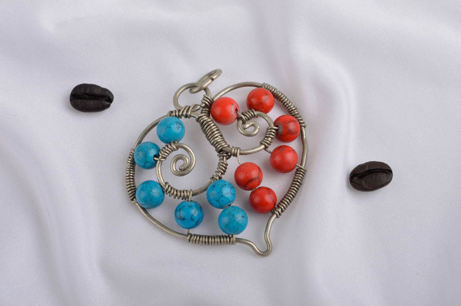 Gemstone necklace handmade jewelry women accessories pendant necklace gift ideas photo 1
